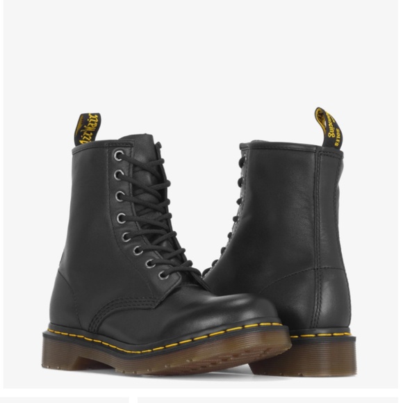 DR.MARTENS 1460 NAPPA LEATHER LACE UP BOOT - Picture 1 of 5